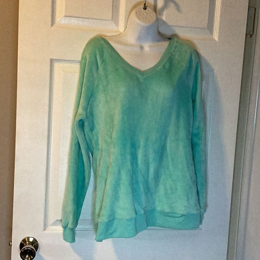 Mint Green Pajama Shirt - Picture 1 of 3